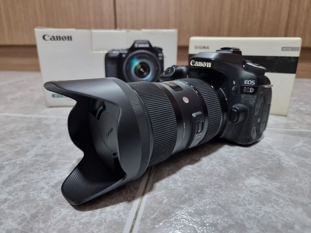 Canon 80D レンズ2本セット SIGMA 18-35MM 1.8 ARTセット内容