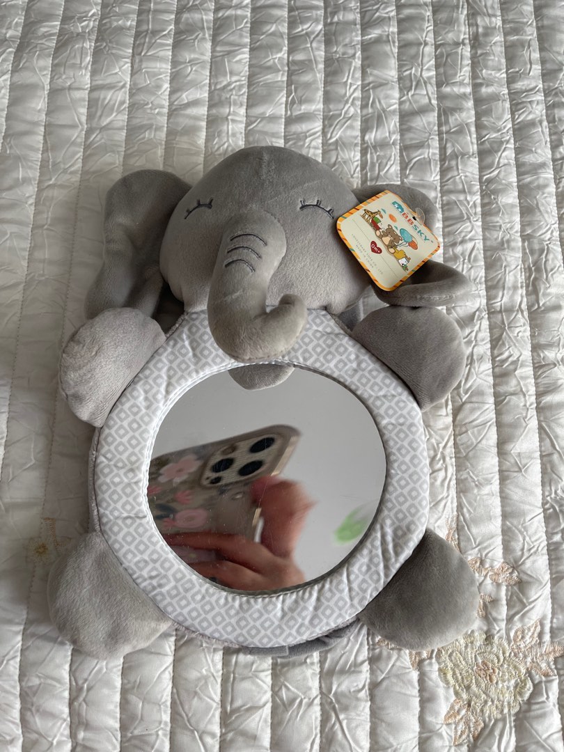 Carseat mirror elephant, Babies & Kids, Baby Nursery & Kids Furniture