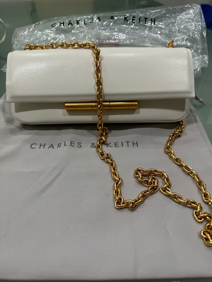 Charles & Keith Women's Cesia Chain Strap Bag