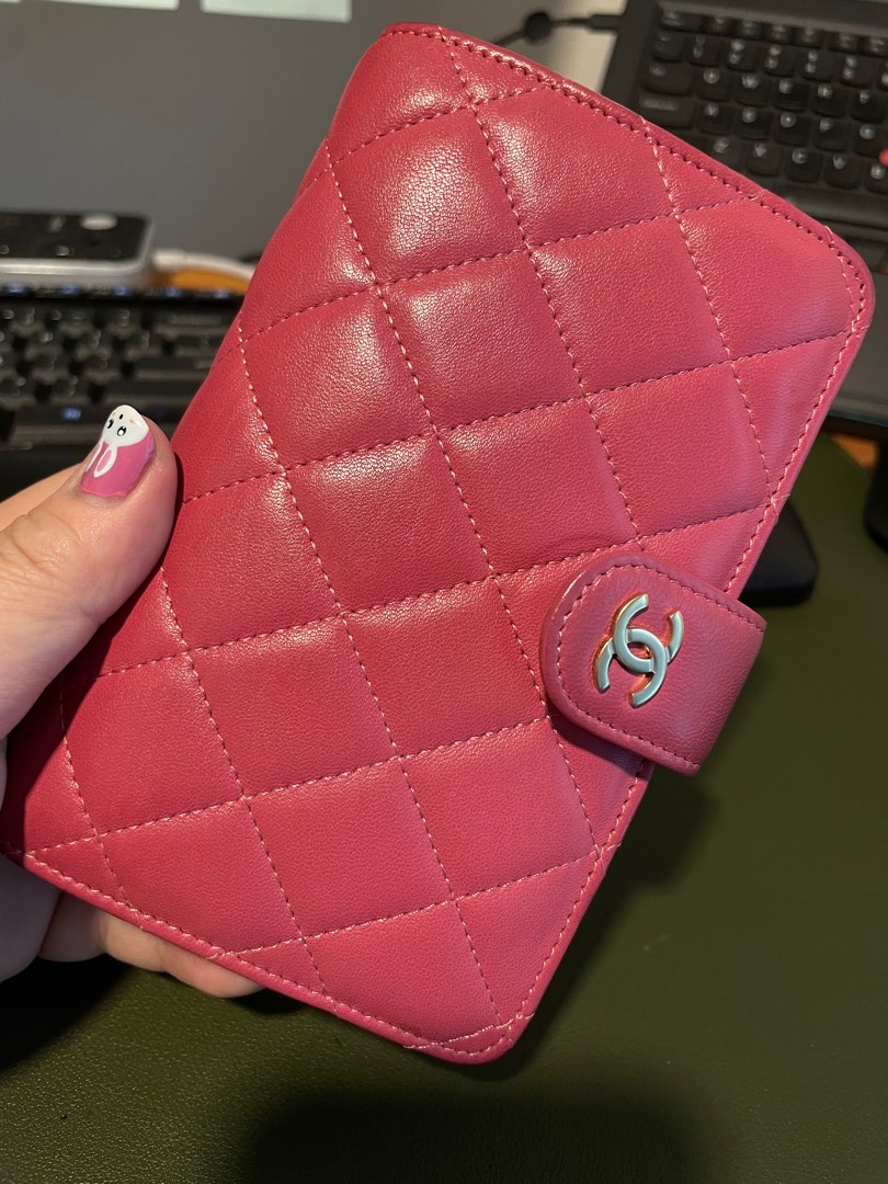 Chanel Short Pink Wallet, Luxury, Bags & Wallets on Carousell