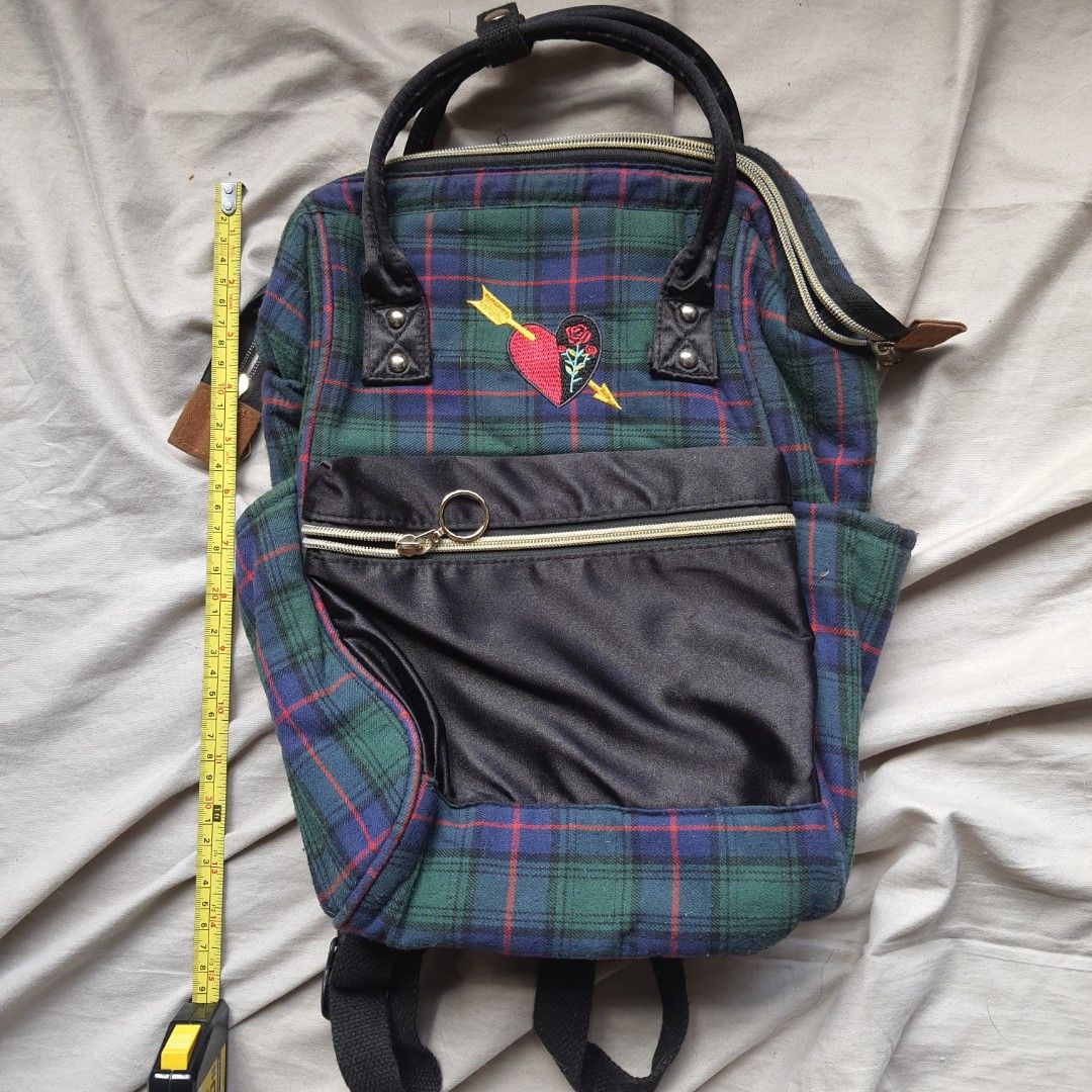 checkered backpack, Women's Fashion, Bags & Wallets, Backpacks on Carousell