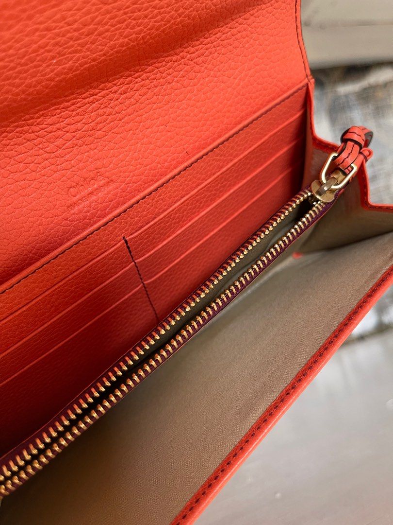 Chloe Colorblock Envelope Wallet, Women's Fashion, Bags & Wallets ...