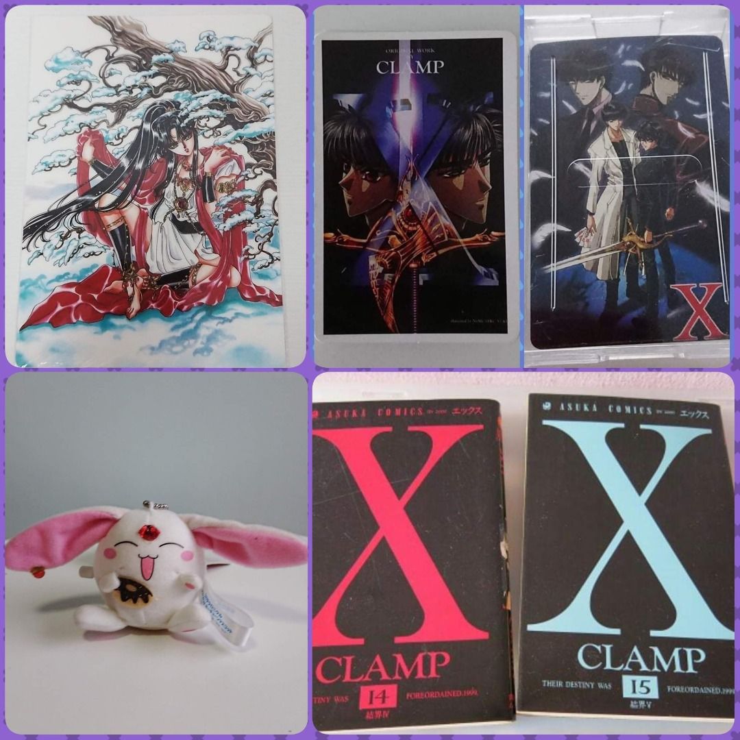 CLAMP X illustrated collection 1＆2 画集 初版】 CLAMP X