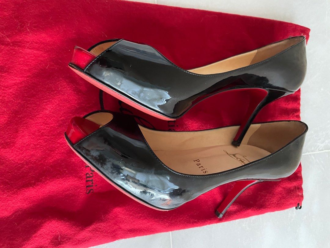 Christian louboutin peep toe shoes store
