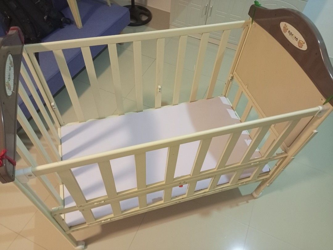 crib heavy duty steel, Babies & Kids, Baby Nursery & Kids Furniture