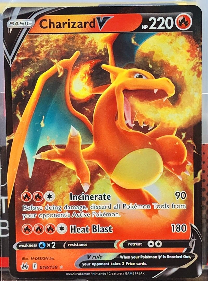 Crown Zenith Charizard V, Hobbies & Toys, Toys & Games on Carousell