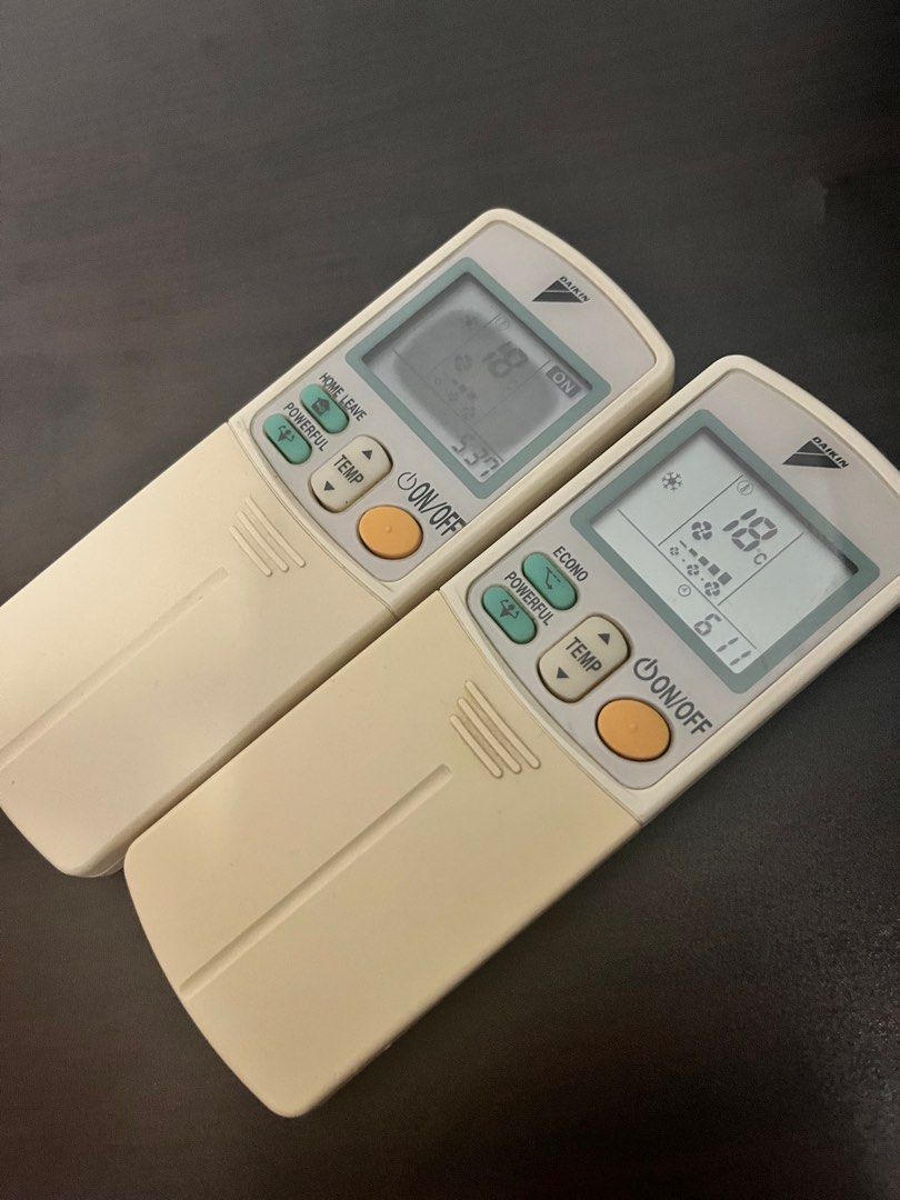 Daikin Aircon Remote Control, TV & Home Appliances, Air Conditioners & Heating on Carousell