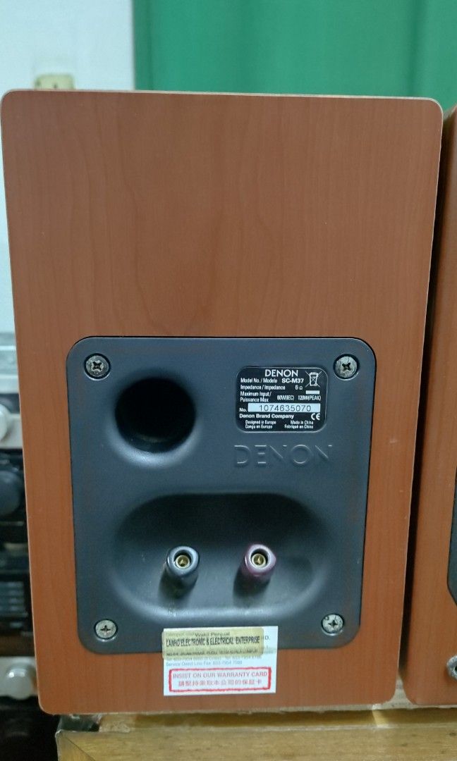 Denon bookshelf speakers, Audio, Soundbars, Speakers & Amplifiers on