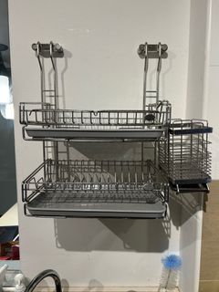 Dish drying rack (inclusive of brackets)