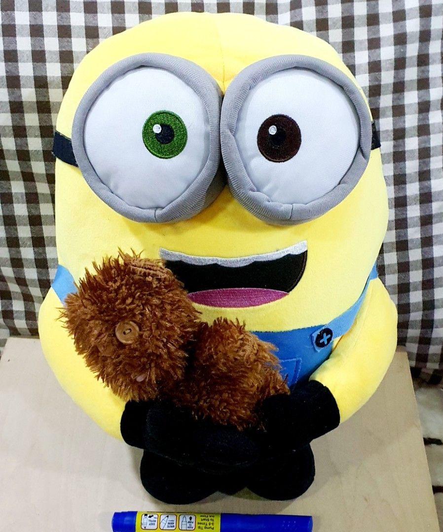 Disney Minion Big cushion plush 36cm, Hobbies & Toys, Toys & Games on