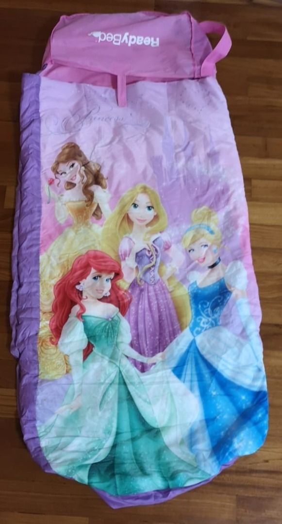 Disney princess ready 2025 bed inflatable sleeping bag