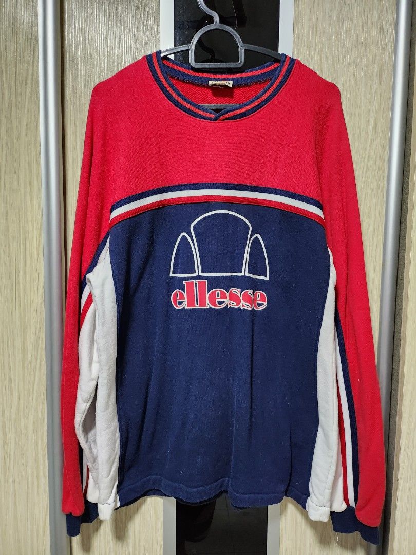 Red shop ellesse jumper