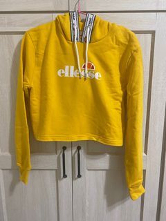 ellesse 黃色短版帽t