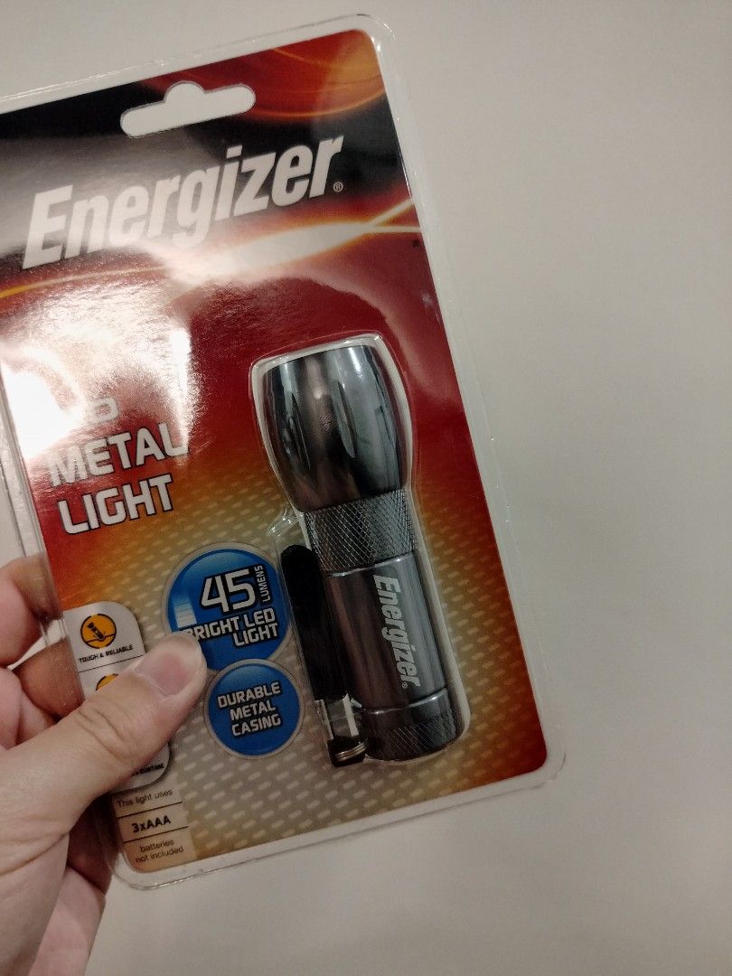 Energizer Led Metal Torch Light, Everything Else, Others on Carousell