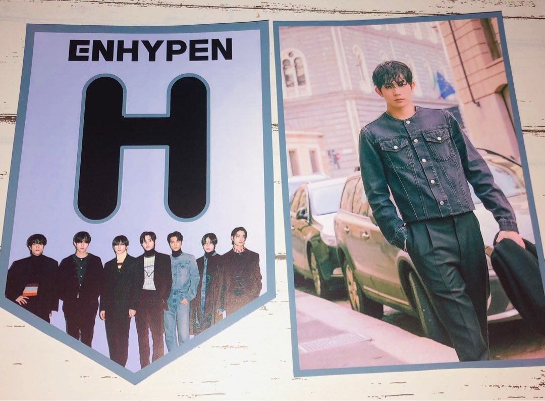 Enhypen Birthday Banner, Hobbies & Toys, Memorabilia & Collectibles, K