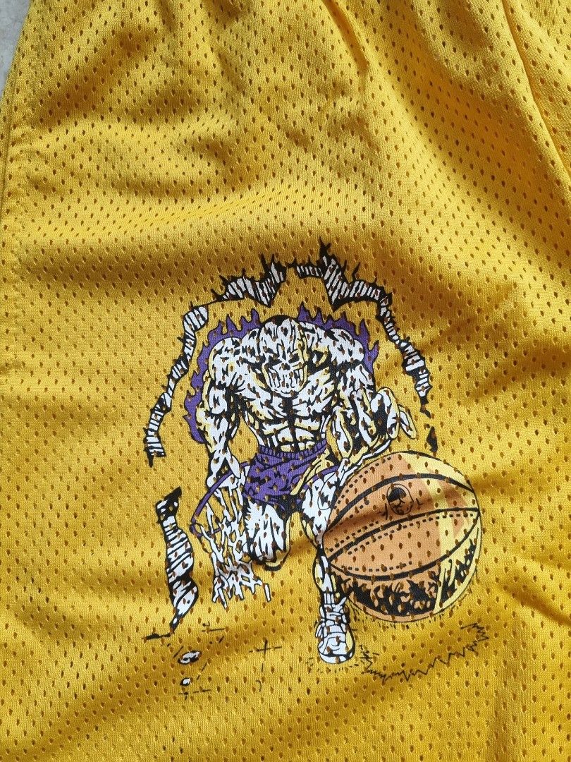 Warren Lotas LA Lakers Camo Mesh Shorts-