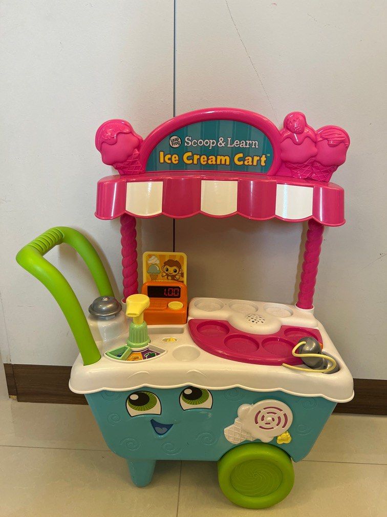EUC Leapfrog Scoop and Learn ice cream cart toy, Babies & Kids, Infant