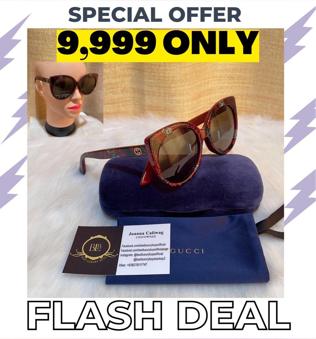 Gucci oversized clearance sunglasses sale