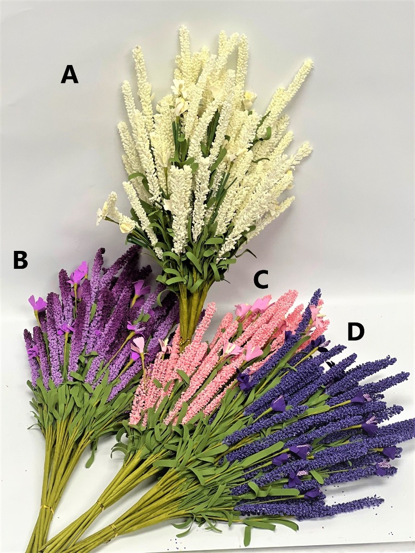 Flower Sponge Filler Spray x 5 stems Artificial Afaux646, Furniture