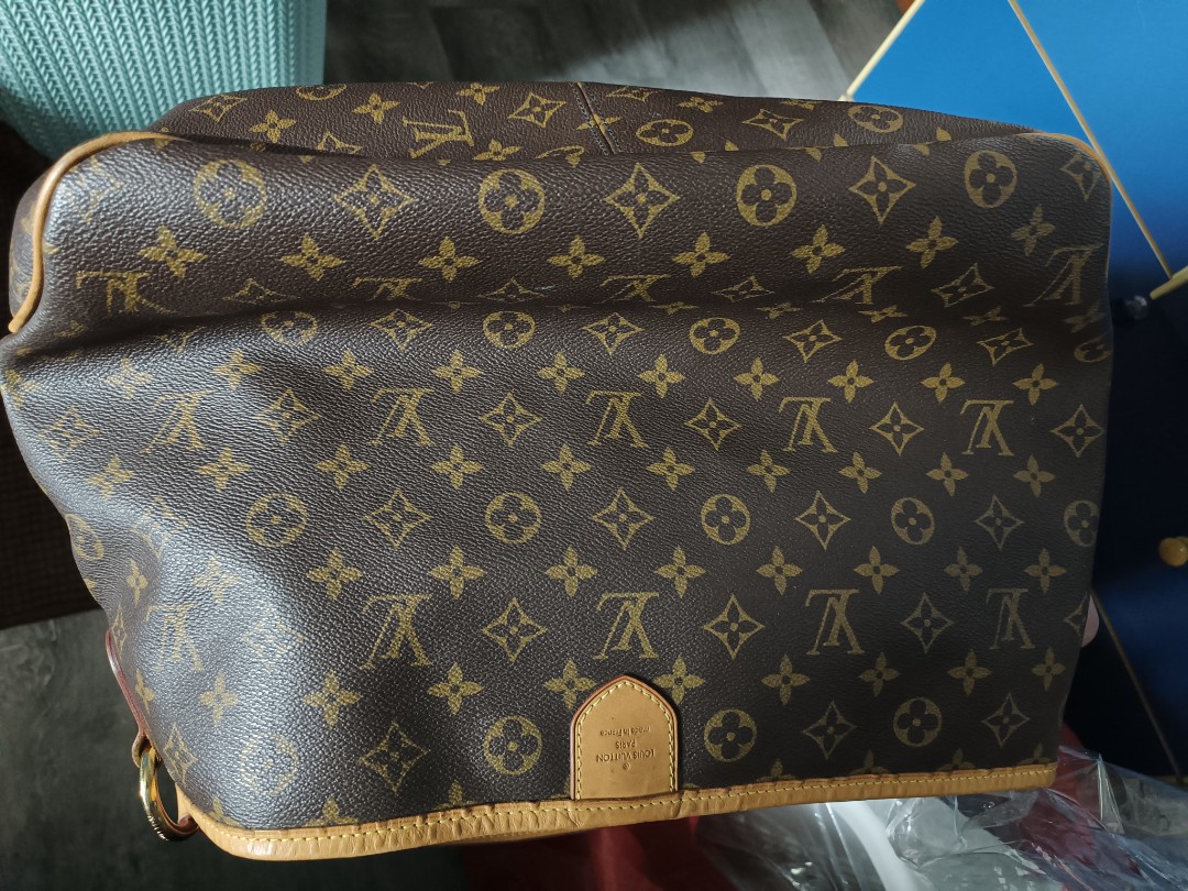 Auth Louis Vuitton Monogram 2WAY Bag Saumur BB M46740 Handbag