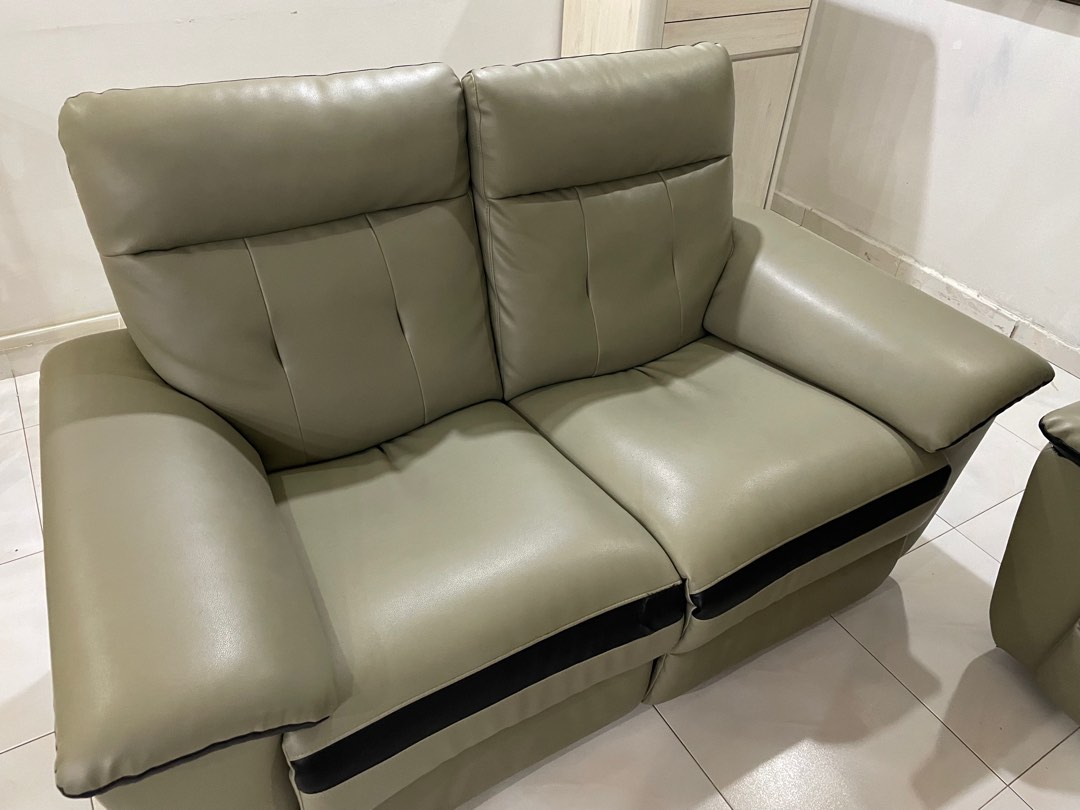 Free sofa 3+2 give away self collection at sengkang, Furniture & Home