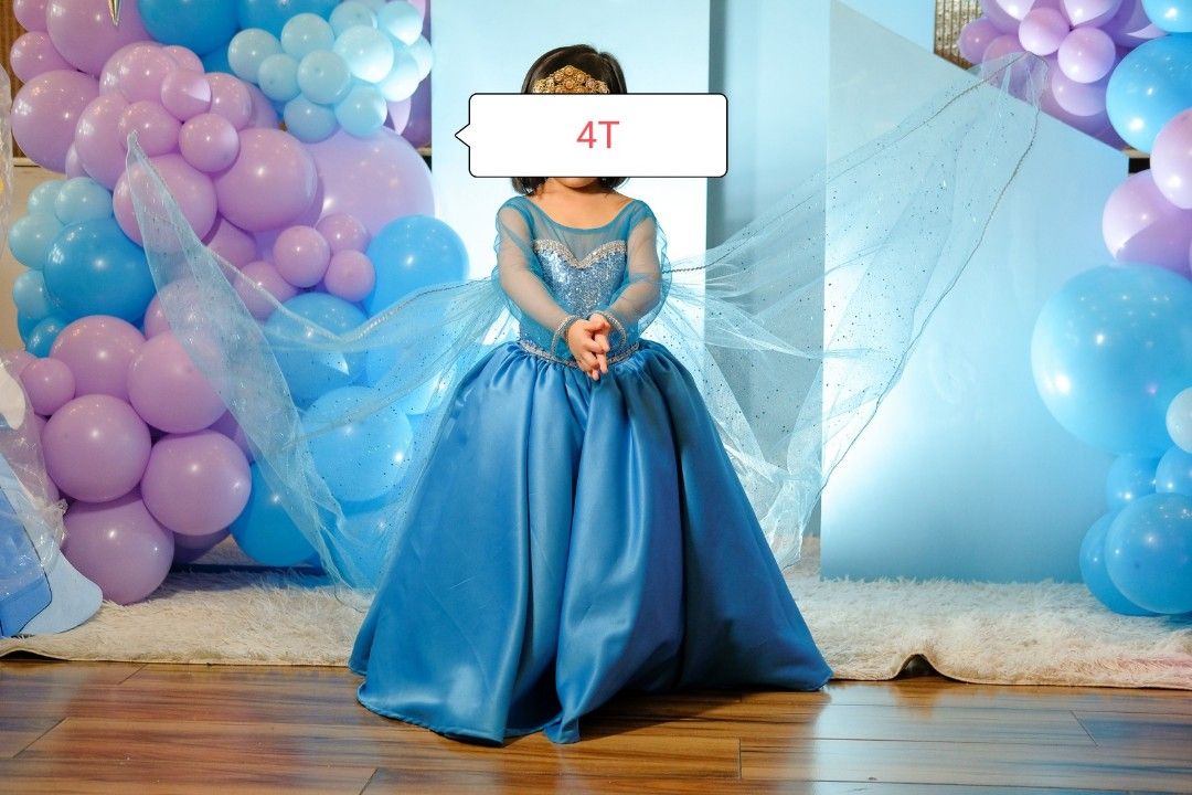 Frozen gown for 7th birthday discount
