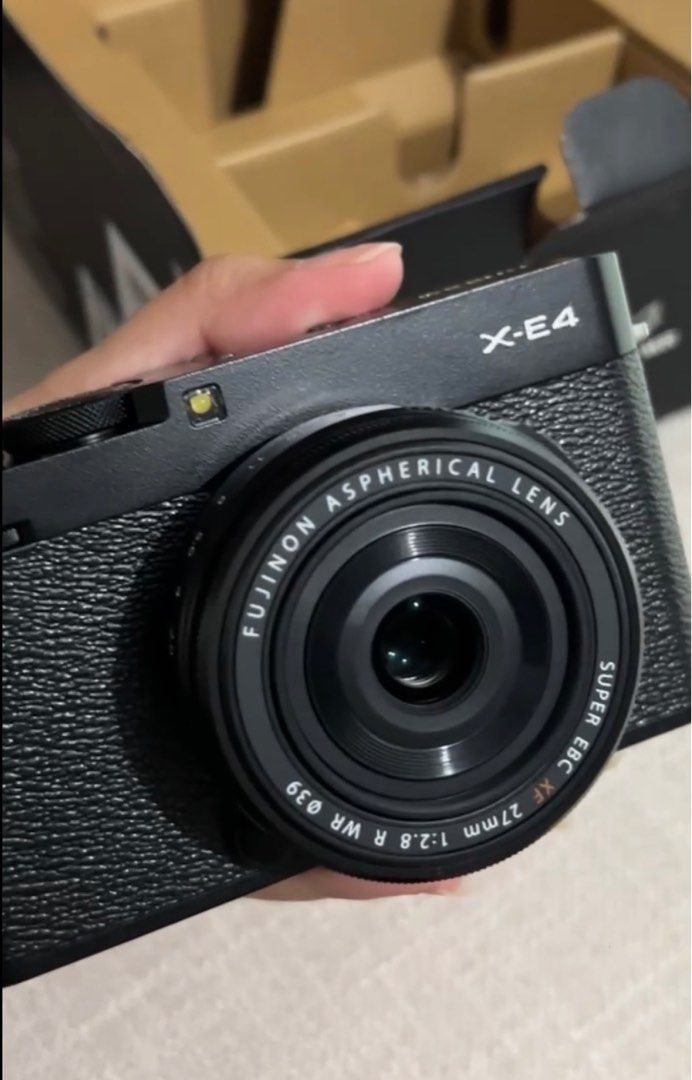 Fujifilm XE4 (black) with kit lens, Photography, Cameras on Carousell
