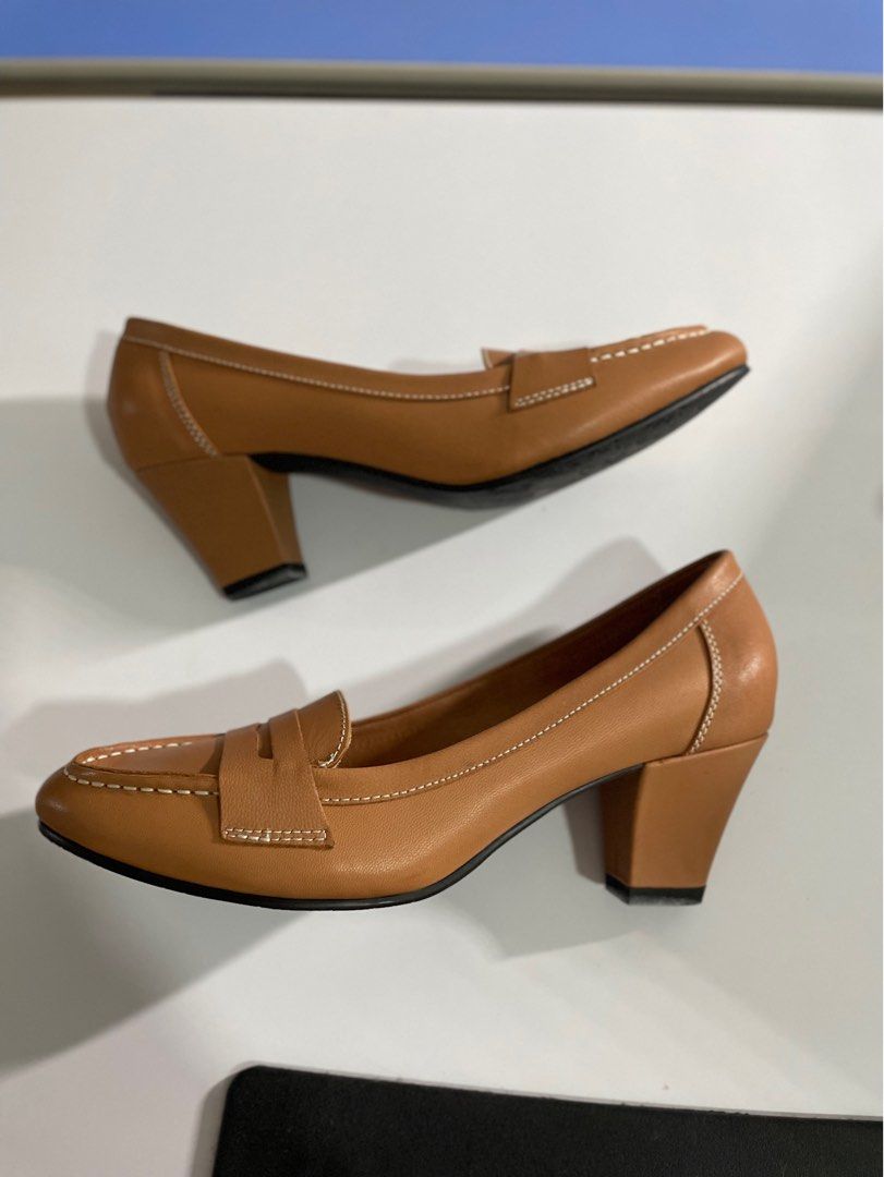 genuine leather heels