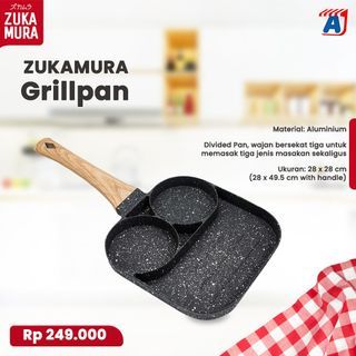 Grillpan tiga sekat