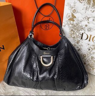 Gucci black snakeskin bag ( bag only)