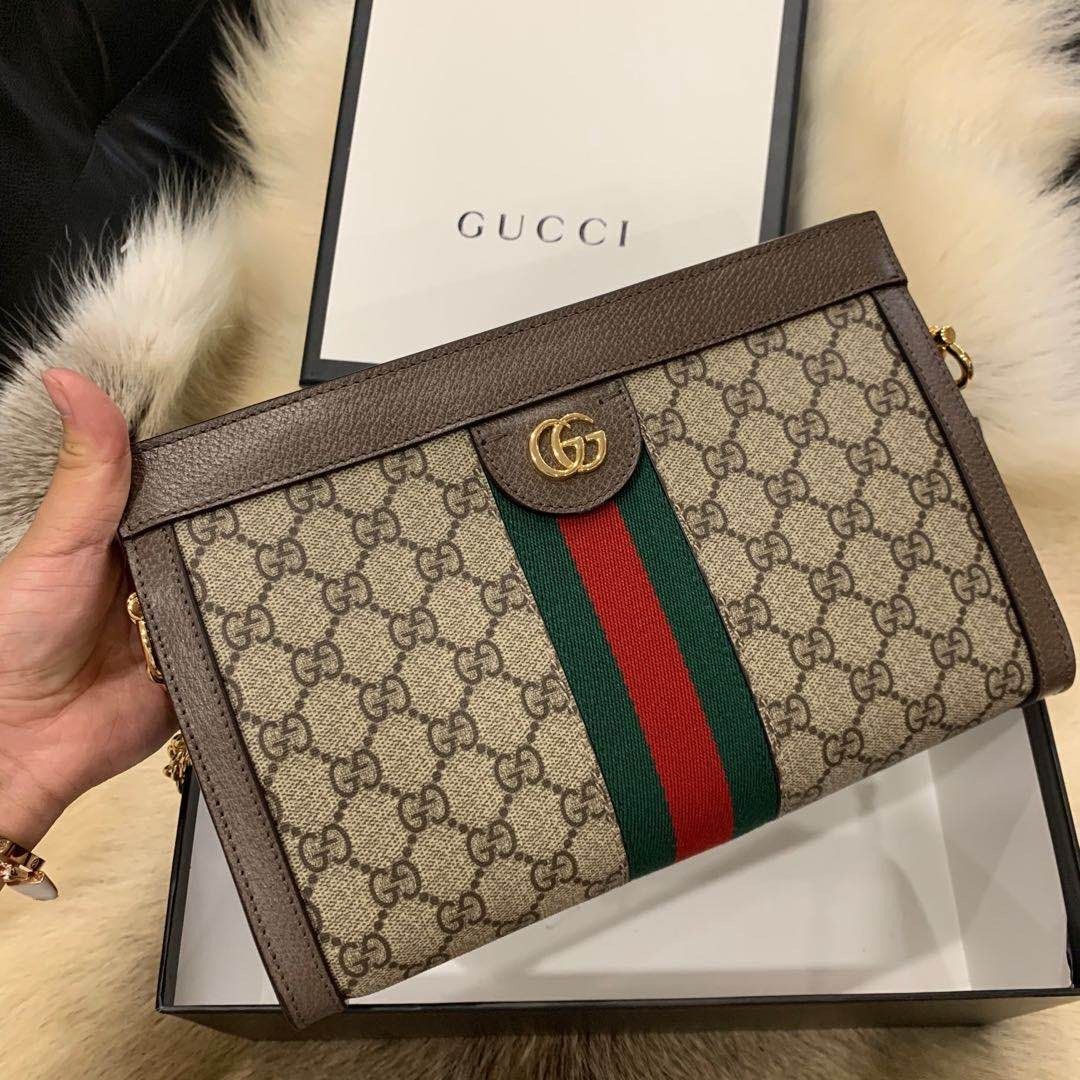 gucci shoulder bag leather