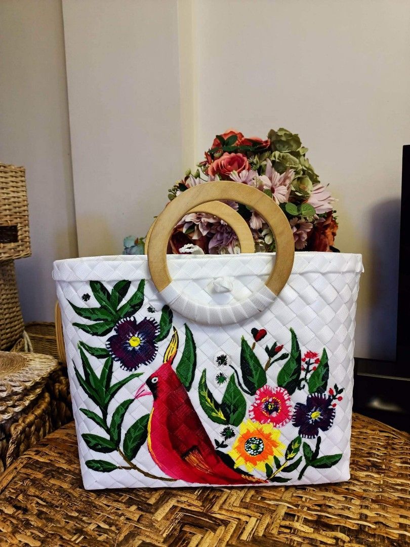 Hand painted bayong bags on sale