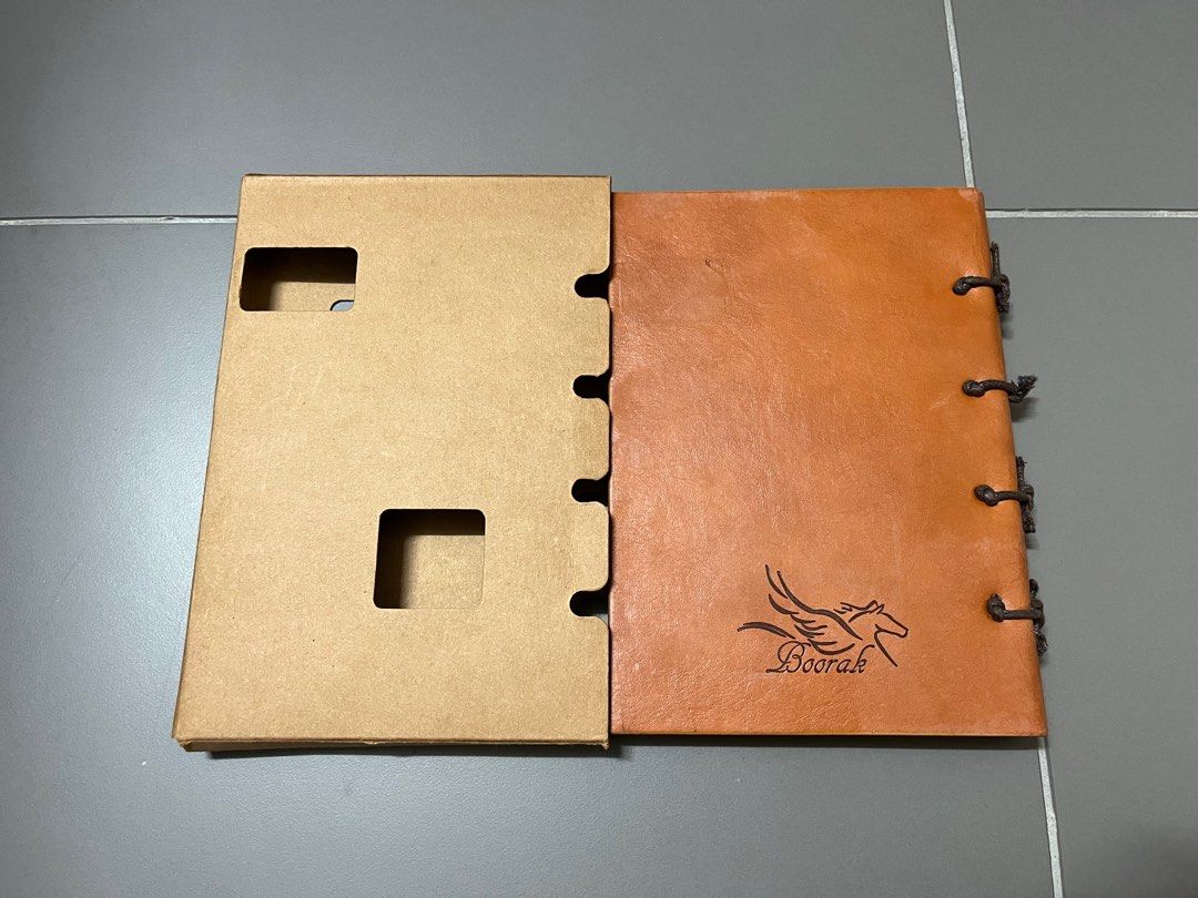 Harry Potter Marauder’s Map Leather Notebook, Hobbies & Toys ...