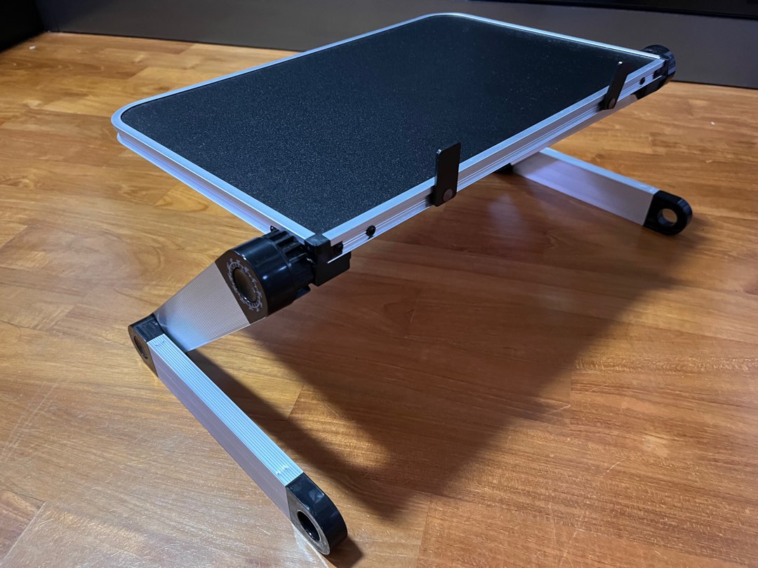 Height Adjustable Bed Tray/ Laptop Table, Furniture & Home Living