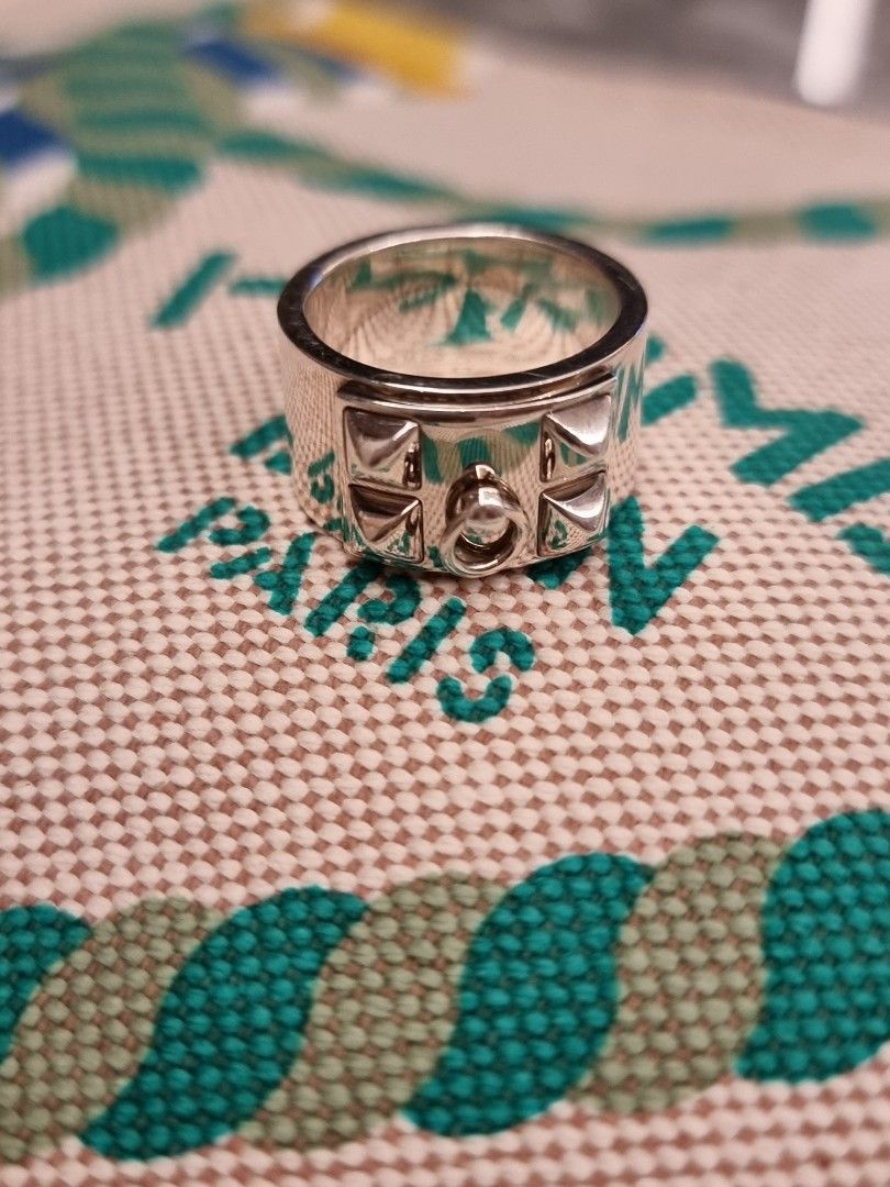 Hermes CDC Ring 925 Silver Ring Size 57