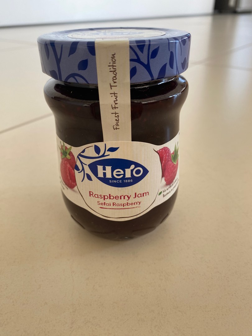 Hero Raspberry Jam 340g, Food & Drinks, Packaged & Instant Food on