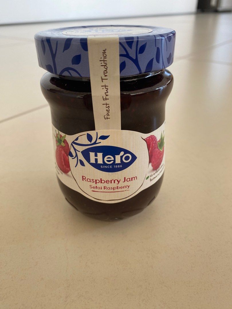 Hero Raspberry Jam 340g, Food & Drinks, Packaged & Instant Food on