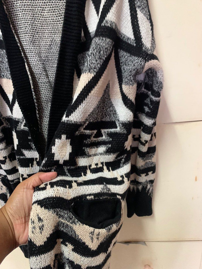 H&m aztec cardigan shop