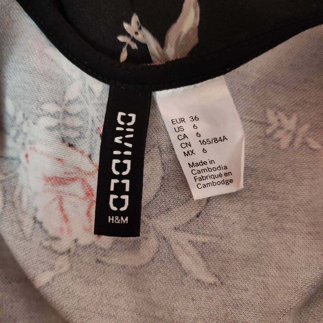 H and m divided dress hotsell