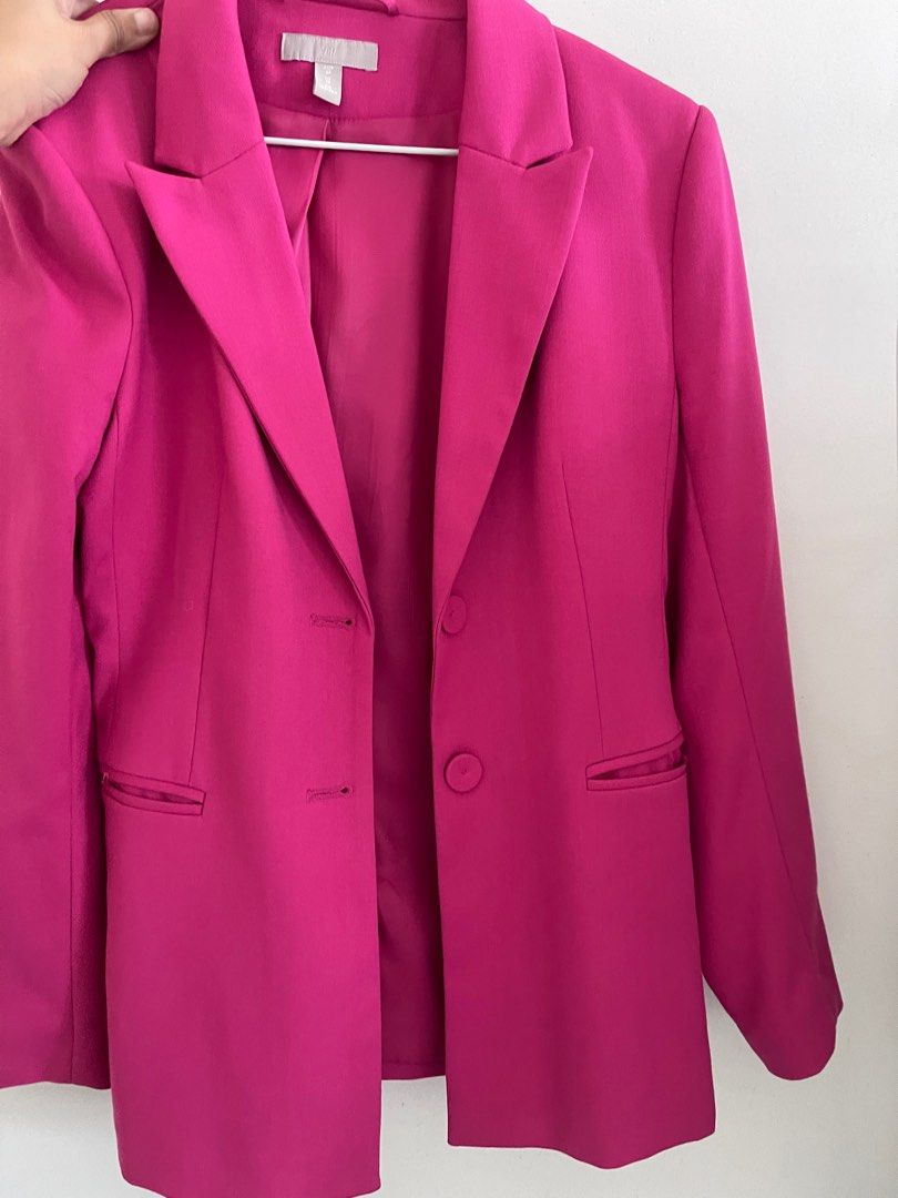 H M Hotpink Blazer
