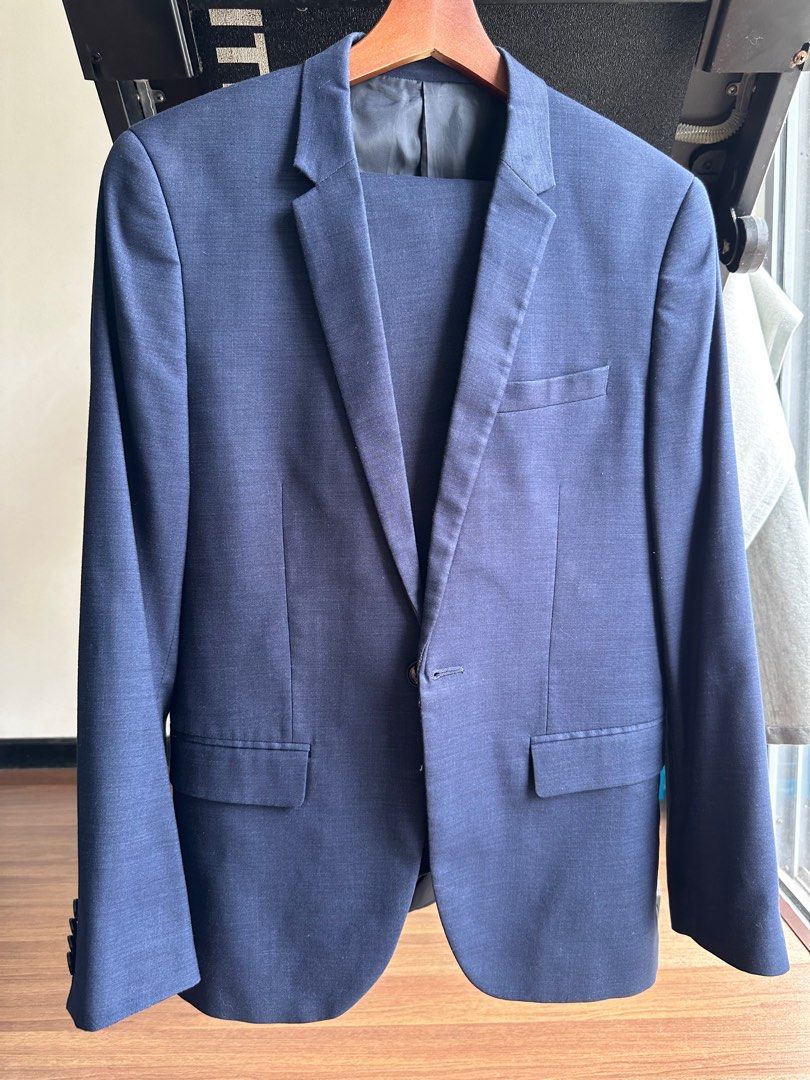 H&m online blue suit