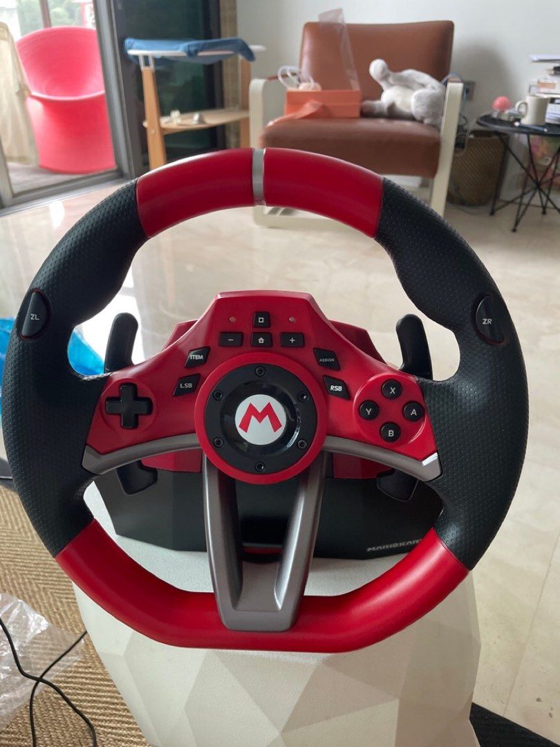 HORI steering Wheel deluxe Mario Kart., Video Gaming, Gaming Accessories, Controllers on Carousell