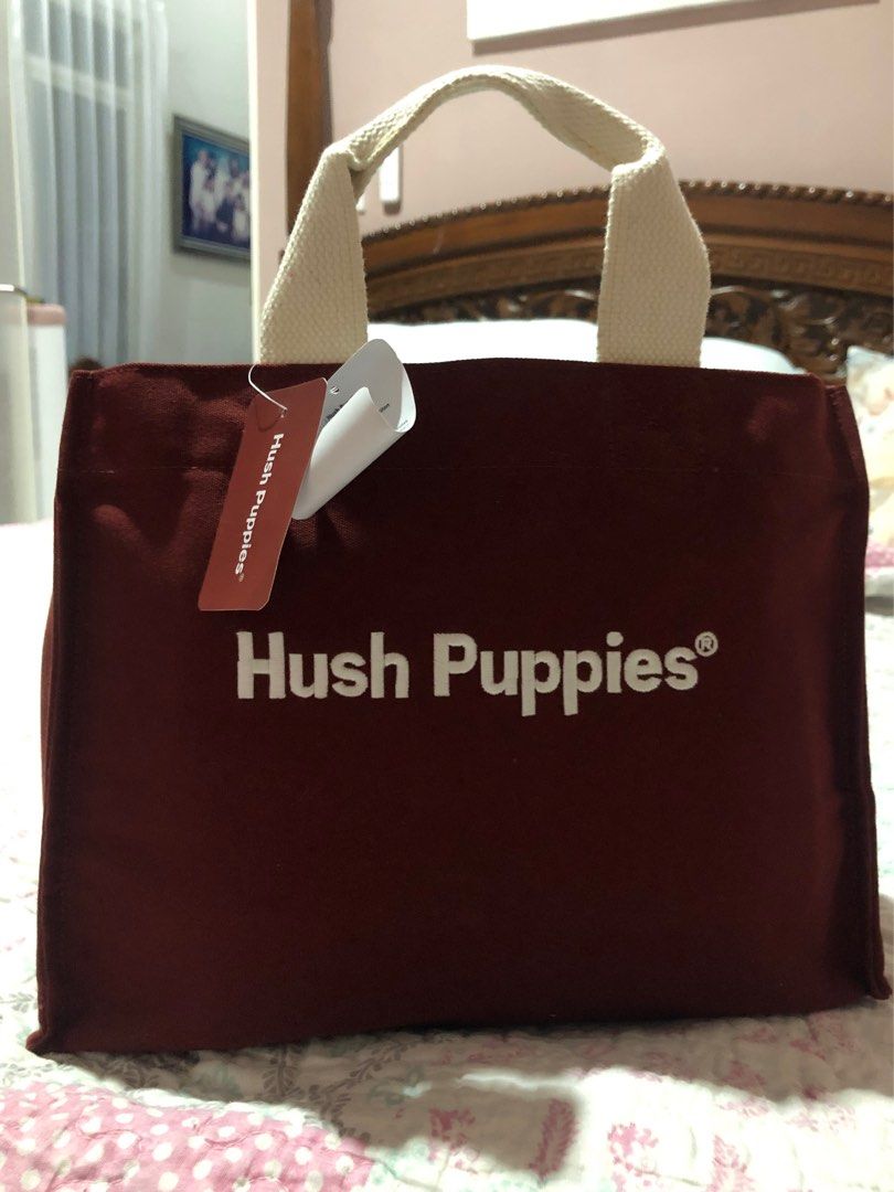 Hush Puppies Canvas Tote Bag L, Fesyen Wanita, Tas & Dompet di Carousell