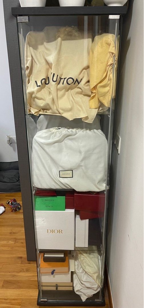 IKEA Detolf Glass Shelf, Furniture & Home Living, Furniture, Shelves