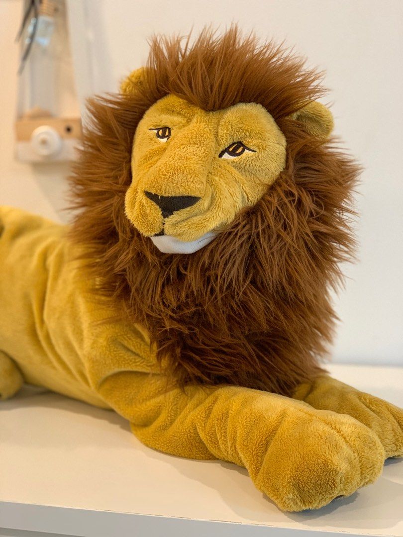 Ikea stuffed lion hot sale