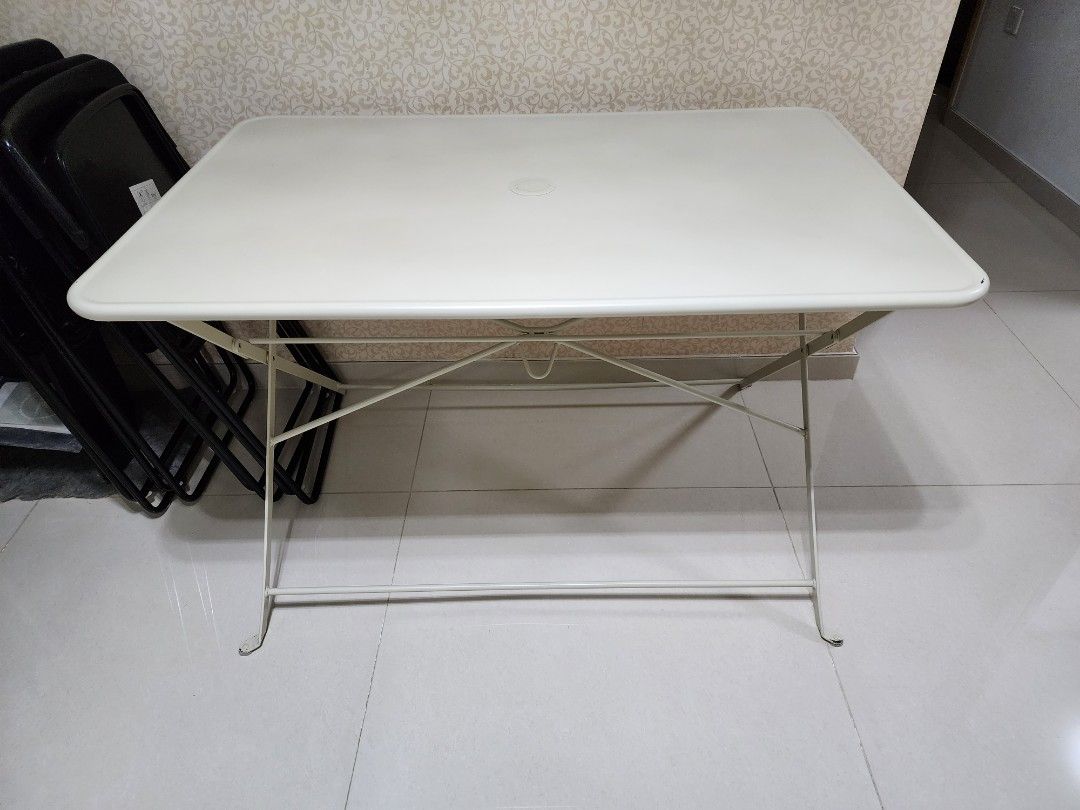Ikea foldable table, Furniture & Home Living, Furniture, Tables & Sets ...