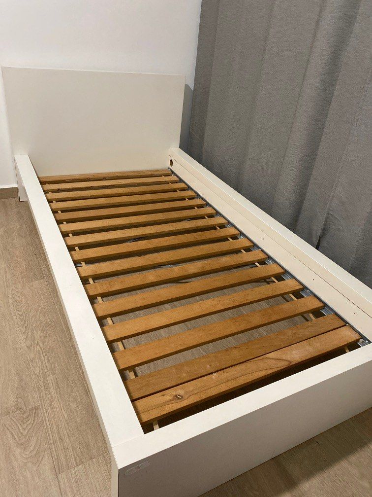 Ikea Malm Single Bed Frame, Furniture & Home Living, Furniture, Bed