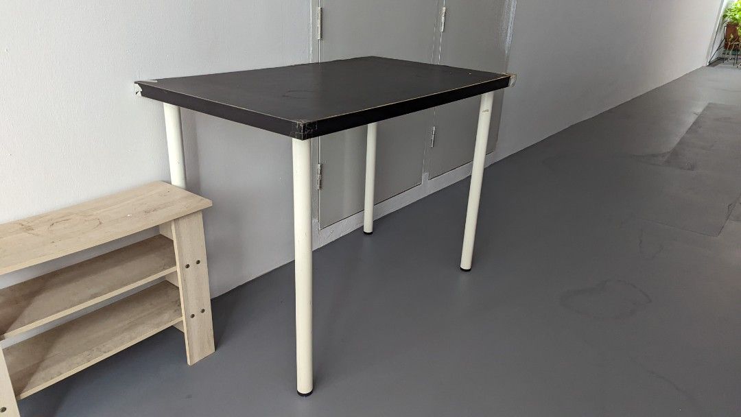 IKEA Study table tabletop black study desk, Furniture & Home Living
