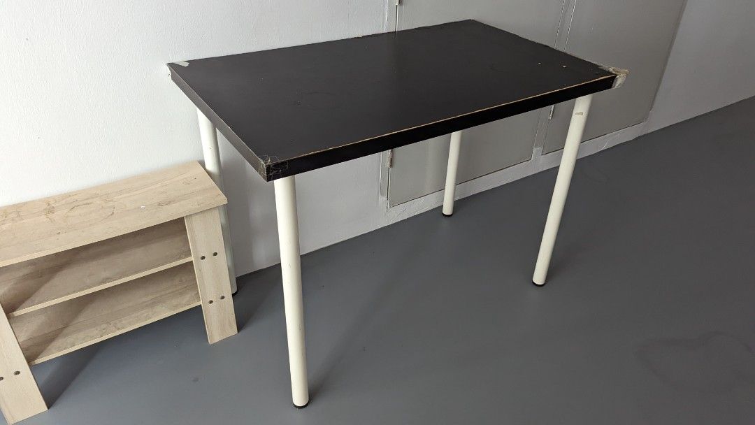 IKEA Study table tabletop black study desk, Furniture & Home Living