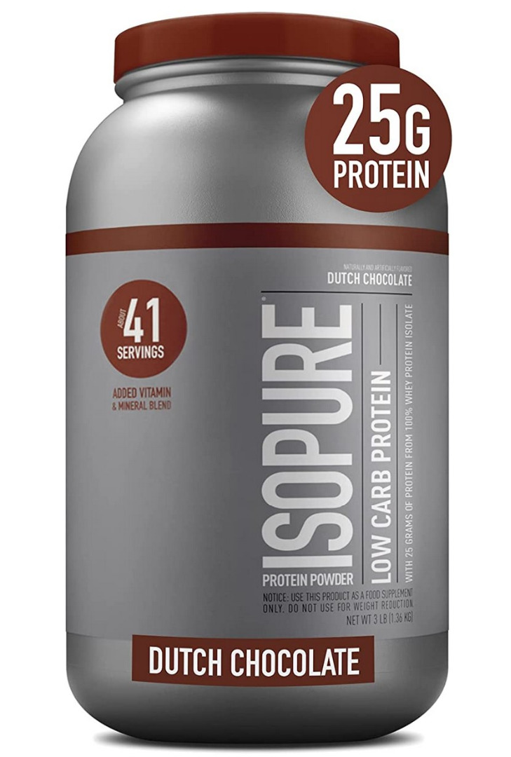 Isopure Whey Protein Isolate Dutch Chocolate 3 pounds, Health & Nutrition, Health Supplements